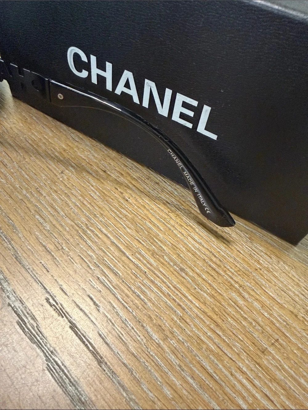 CHANEL Black Oversized Square Women's Sunglasses